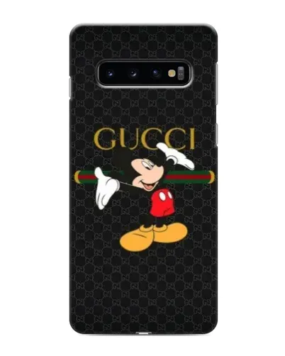 Чехол для Samsung Galaxy s10 Plus с картинкой «Микки Маус Gucci»