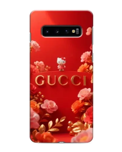 Чехол для Samsung Galaxy s10 Plus с картинкой «Gucci — золотой сад»