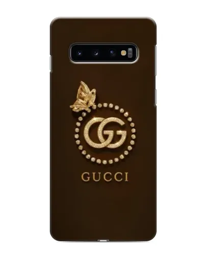 Чехол для Samsung Galaxy s10 Plus с картинкой «Gucci — золотая бабочка»