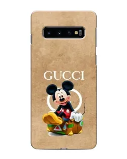 Чехол для Samsung Galaxy s10 Plus с картинкой «Микки Маус Gucci — крафт» Чехол для Samsung Galaxy s10 Plus с картинкой «Микки Маус Gucci — крафт»