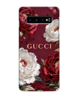 Чехол для Samsung Galaxy s10 Plus с картинкой «Gucci — бордовые розы» Чехол для Samsung Galaxy s10 Plus с картинкой «Gucci — бордовые розы»