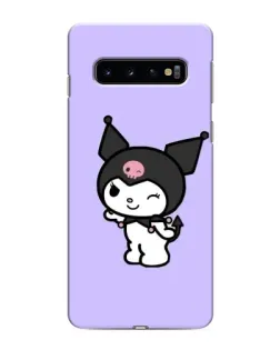 Чехол для Samsung Galaxy s10 Plus с картинкой «Классическая Kuromi» Чехол для Samsung Galaxy s10 Plus с картинкой «Классическая Kuromi»