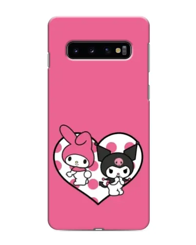 Чехол для Samsung Galaxy s10 Plus с картинкой «Kuromi и My Melody»