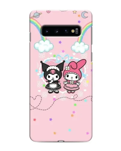 Чехол для Samsung Galaxy s10 Plus с картинкой «My Melody и Kuromi»