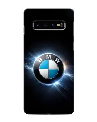 Чехол для Samsung Galaxy s10 Plus с картинкой «BMW — неоновое сияние»