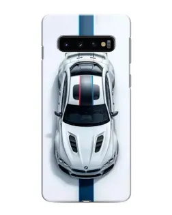 Чехол для Samsung Galaxy s10 Plus с картинкой «Вид сверху — BMW M»
