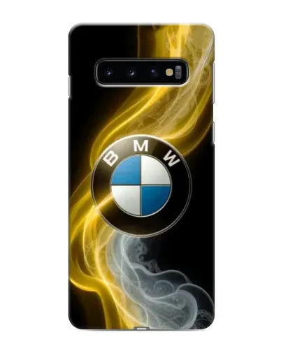 Чехол для Samsung Galaxy s10 Plus с картинкой «Золотистый дым BMW»