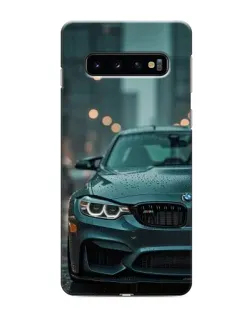 Чехол для Samsung Galaxy s10 Plus с картинкой «BMW в огнях города»