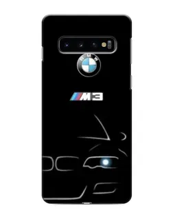 Чехол для Samsung Galaxy s10 Plus с картинкой «Минималистичный принт BMW M3»