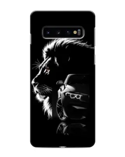 Чехол для Samsung Galaxy s10 Plus с картинкой «BMW и лев»