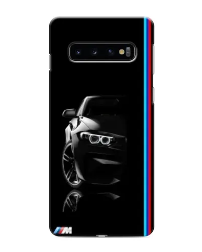 Чехол для Samsung Galaxy s10 Plus с картинкой «Силуэт BMW в темноте»