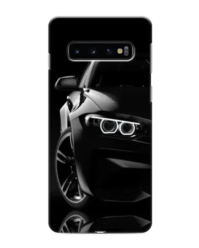 Чехол для Samsung Galaxy s10 Plus с картинкой «Черная BMW — профиль» Чехол для Samsung Galaxy s10 Plus с картинкой «Черная BMW — профиль»