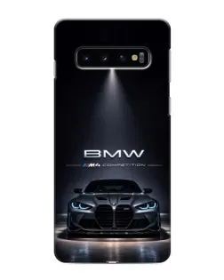 Чехол для Samsung Galaxy s10 Plus с картинкой «BMW сквозь ночной город»
