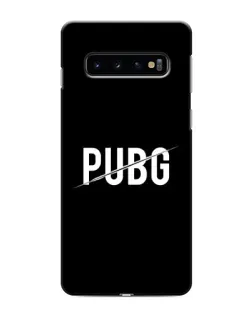 Чехол для Samsung Galaxy s10 Plus с картинкой «PUBG — белый логотип»