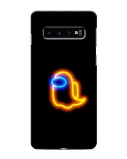 Чохол для Samsung Galaxy s10 Plus з картинкою «Among Us неонове сяйво»