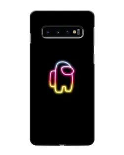 Чехол для Samsung Galaxy s10 Plus с картинкой «Among Us градиент» Чехол для Samsung Galaxy s10 Plus с картинкой «Among Us градиент»