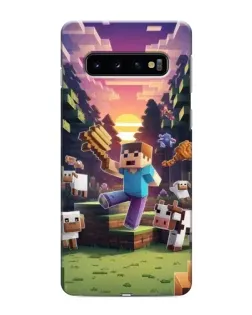 Чохол для Samsung Galaxy s10 Plus з картинкою «Стів на фермі»