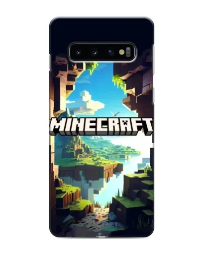 Чехол для Samsung Galaxy s10 Plus с картинкой «Пещера Майнкрафт»