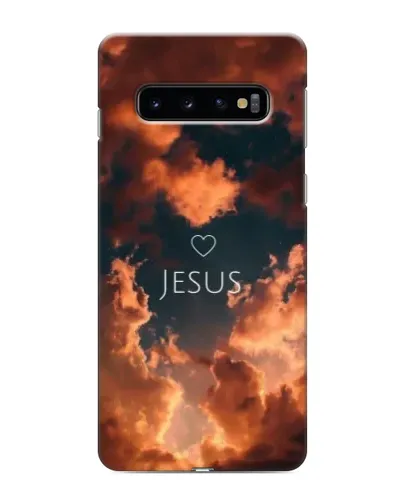 Чехол для Samsung Galaxy s10 Plus с картинкой «Сияние Имени Jesus»