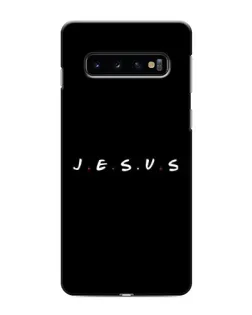 Чехол для Samsung Galaxy s10 Plus с картинкой «Точки веры J.E.S.U.S.»