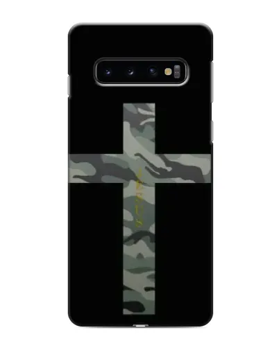 Чехол для Samsung Galaxy s10 Plus с картинкой «Милитари Крест»