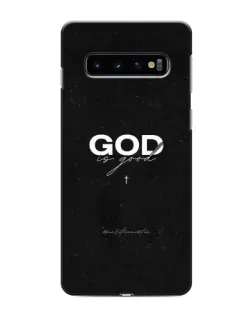 Чехол для Samsung Galaxy s10 Plus с картинкой «GOD — Бог над всем»