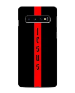 Чехол для Samsung Galaxy s10 Plus с картинкой «Красная линия веры»