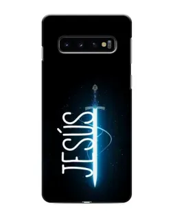 Чехол для Samsung Galaxy s10 Plus с картинкой «Меч Духа Jesus»