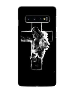 Чехол для Samsung Galaxy s10 Plus с картинкой «Сияющий крест Jesus»