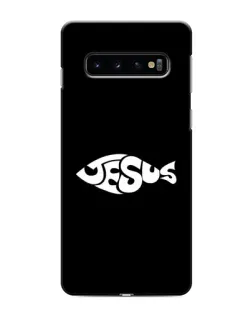 Чехол для Samsung Galaxy s10 Plus с картинкой «Рыба Jesus»