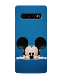 Чехол для Samsung Galaxy s10 Plus с картинкой «Микки выглядывает»