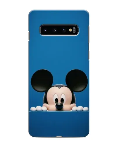 Чехол для Samsung Galaxy s10 Plus с картинкой «Микки выглядывает» Чехол для Samsung Galaxy s10 Plus с картинкой «Микки выглядывает»