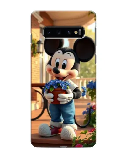 Чехол для Samsung Galaxy s10 Plus с картинкой «Микки садовод» Чехол для Samsung Galaxy s10 Plus с картинкой «Микки садовод»