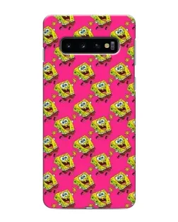 Чехол для Samsung Galaxy s10 Plus с картинкой «Розовый паттерн»