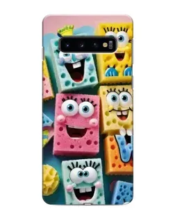 Чехол для Samsung Galaxy s10 Plus с картинкой «Цветные губки»