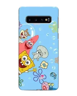 Чехол для Samsung Galaxy s10 Plus с картинкой «Веселые пузырьки»