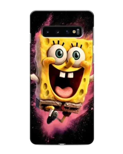 Чехол для Samsung Galaxy s10 Plus с картинкой «Взрывной Спанч Боб» Чехол для Samsung Galaxy s10 Plus с картинкой «Взрывной Спанч Боб»