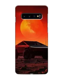 Чехол для Samsung Galaxy s10 Plus с картинкой «Cybertruck на Марсе» Чехол для Samsung Galaxy s10 Plus с картинкой «Cybertruck на Марсе»