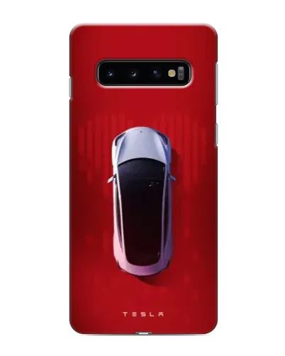 Чехол для Samsung Galaxy s10 Plus с картинкой «Tesla Top View»
