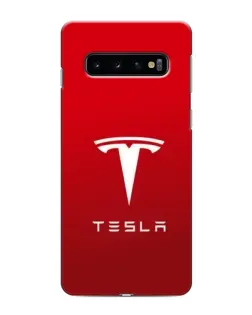 Чехол для Samsung Galaxy s10 Plus с картинкой «Tesla Red Classic» Чехол для Samsung Galaxy s10 Plus с картинкой «Tesla Red Classic»