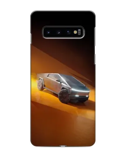 Чехол для Samsung Galaxy s10 Plus с картинкой «Cybertruck в пустыне»