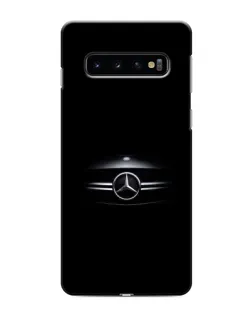 Чехол для Samsung Galaxy s10 Plus с картинкой «Mercedes — абстрактные линии» Чехол для Samsung Galaxy s10 Plus с картинкой «Mercedes — абстрактные линии»