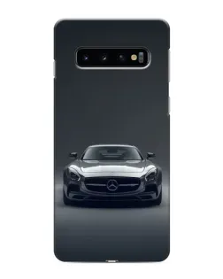 Чехол для Samsung Galaxy s10 Plus с картинкой «Mercedes на черном» Чехол для Samsung Galaxy s10 Plus с картинкой «Mercedes на черном»