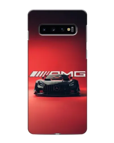 Чехол для Samsung Galaxy s10 Plus с картинкой «Mercedes AMG — красная линия»