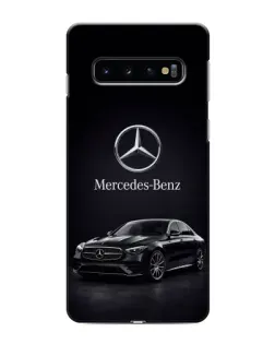 Чехол для Samsung Galaxy s10 Plus с картинкой «Mercedes — решетка радиатора» Чехол для Samsung Galaxy s10 Plus с картинкой «Mercedes — решетка радиатора»