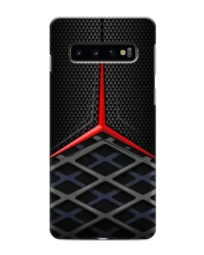 Чехол для Samsung Galaxy s10 Plus с картинкой «Mercedes Carbon Grid»