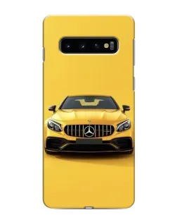 Чехол для Samsung Galaxy s10 Plus с картинкой «Желтый Mercedes GT» Чехол для Samsung Galaxy s10 Plus с картинкой «Желтый Mercedes GT»