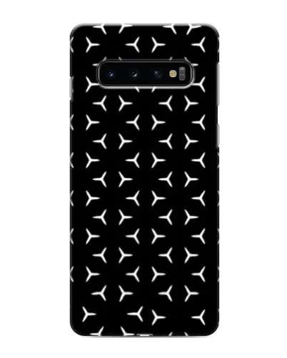 Чехол для Samsung Galaxy s10 Plus с картинкой «Mercedes паттерн звезд» Чехол для Samsung Galaxy s10 Plus с картинкой «Mercedes паттерн звезд»