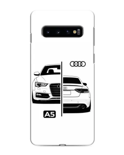 Чехол для Samsung Galaxy s10 Plus с картинкой «Audi — контрастный дизайн» Чехол для Samsung Galaxy s10 Plus с картинкой «Audi — контрастный дизайн»