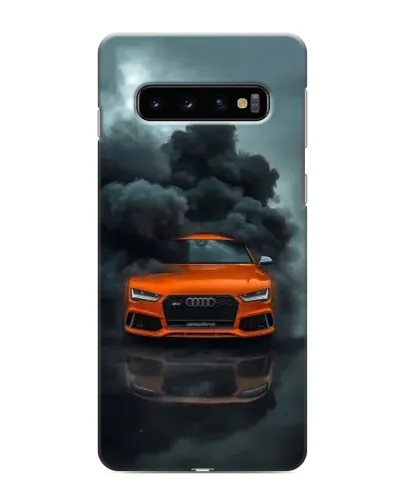 Чехол для Samsung Galaxy s10 Plus с картинкой «Audi в облаках дыма» Чехол для Samsung Galaxy s10 Plus с картинкой «Audi в облаках дыма»